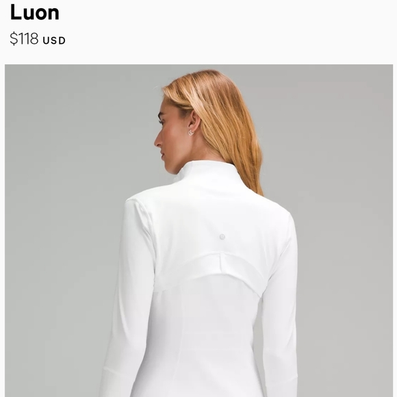 lululemon athletica Tops - NWOT Lululemon define jacket white 20